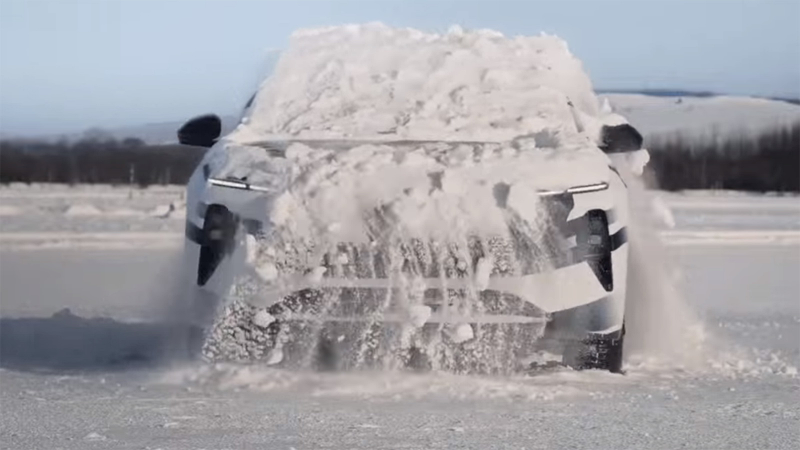 Σαν άγριο ζώο τινάζει το χιόνι από πάνω του το νέο Nio ET9 Σαν άγριο ζώο τινάζει το χιόνι από πάνω του το νέο Nio ET9